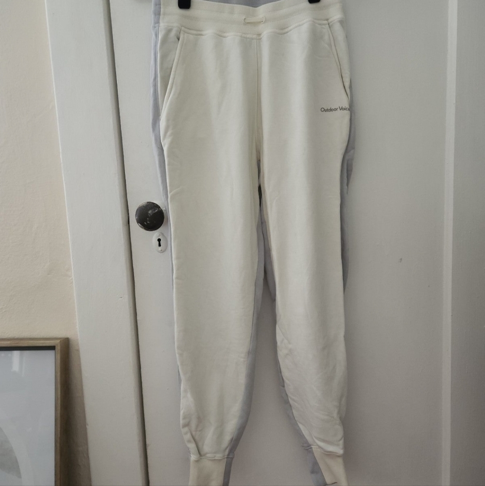 Outdoor voices colorblock sweatpants